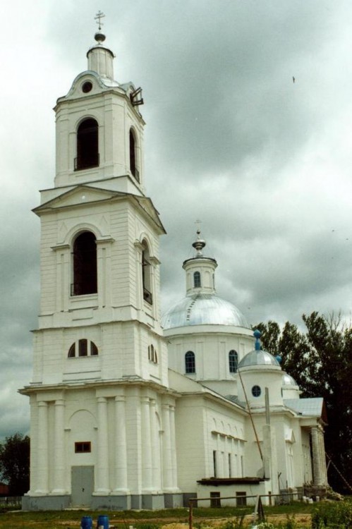 Иваново. Церковь Тихвинской иконы Божией Матери. фасады, юго-западный фасад