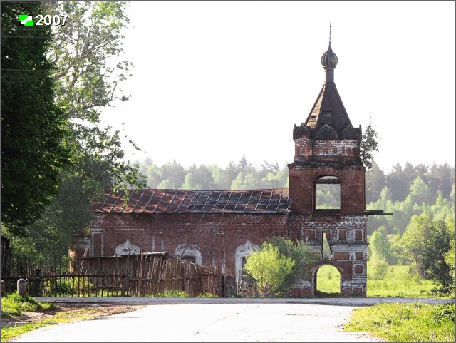Церковь Троицы Живоначальной, Головино (Петушинский район, Владимирская область). фасады, Вид с севера