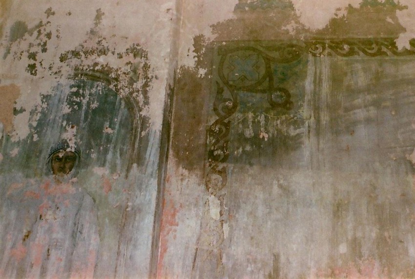 Головино. Церковь Троицы Живоначальной. интерьер и убранство, остатки росписи