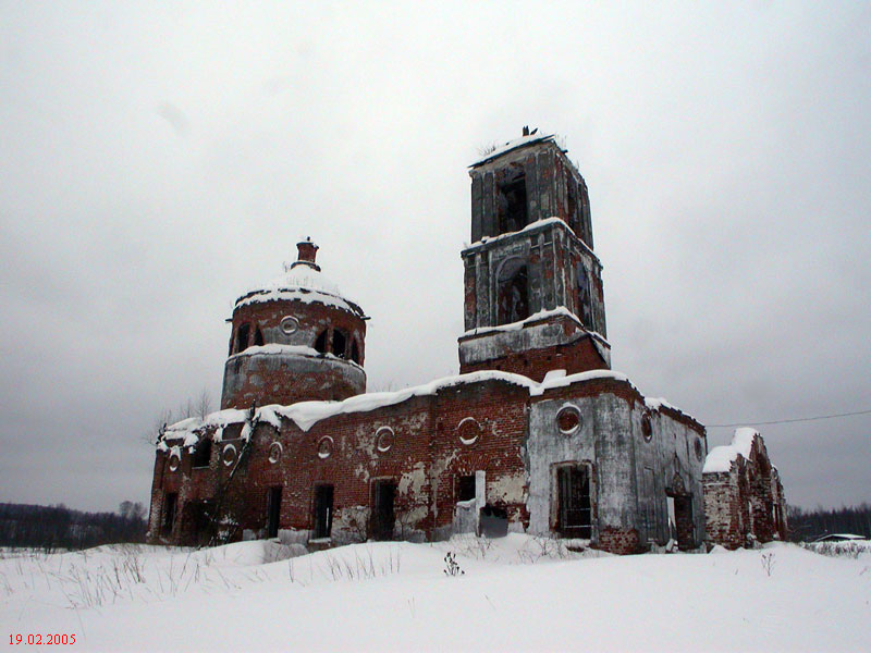 Ирошниково. Церковь Казанской иконы Божией Матери. фасады