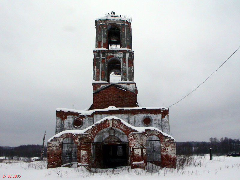 Ирошниково. Церковь Казанской иконы Божией Матери. фасады