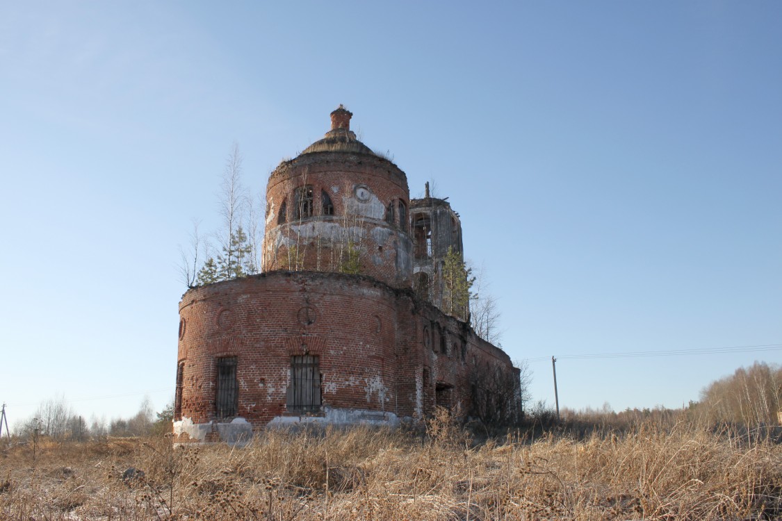 Церковь Казанской иконы Божией Матери, Ирошниково (Петушинский район, Владимирская область). фасады, Вид с северо-востока