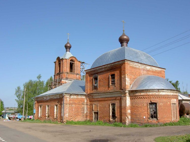 Церковь Андрея Стратилата, Андреевское (Можайский городской округ, Московская область). общий вид в ландшафте