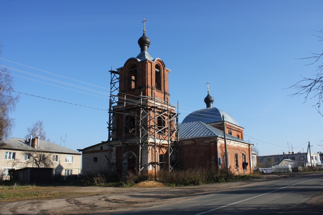 Церковь Андрея Стратилата, Андреевское (Можайский городской округ, Московская область). общий вид в ландшафте