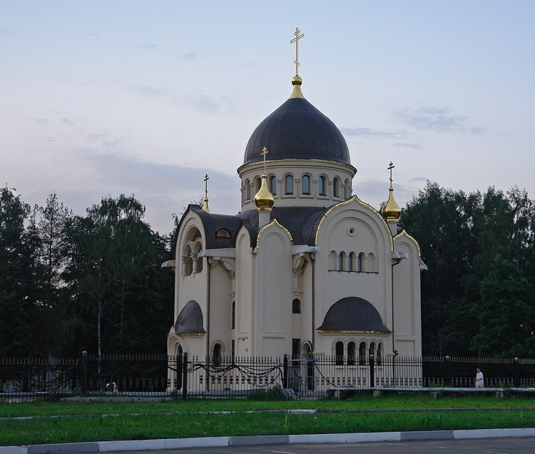 Церковь Луки (Войно-Ясенецкого) при 3 ЦВКГ им. А.А. Вишневского, Новый (Красногорский городской округ, Московская область). фасады
