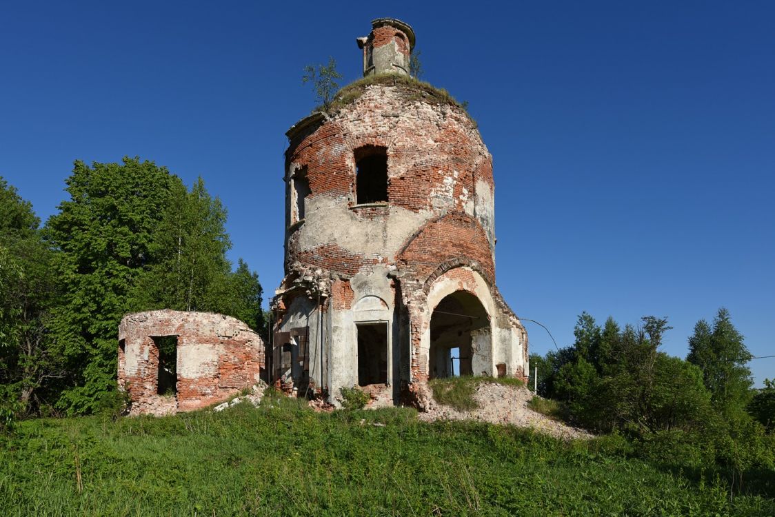 Шимоново. Церковь Димитрия Солунского. фасады, Вид с юго-востока