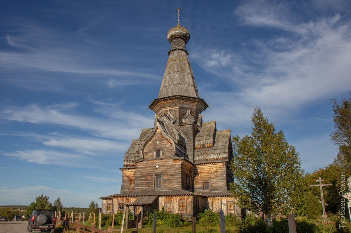 Церковь Успения Пресвятой Богородицы, Варзуга (Терский район, Мурманская область). фасады, Вид с запада
