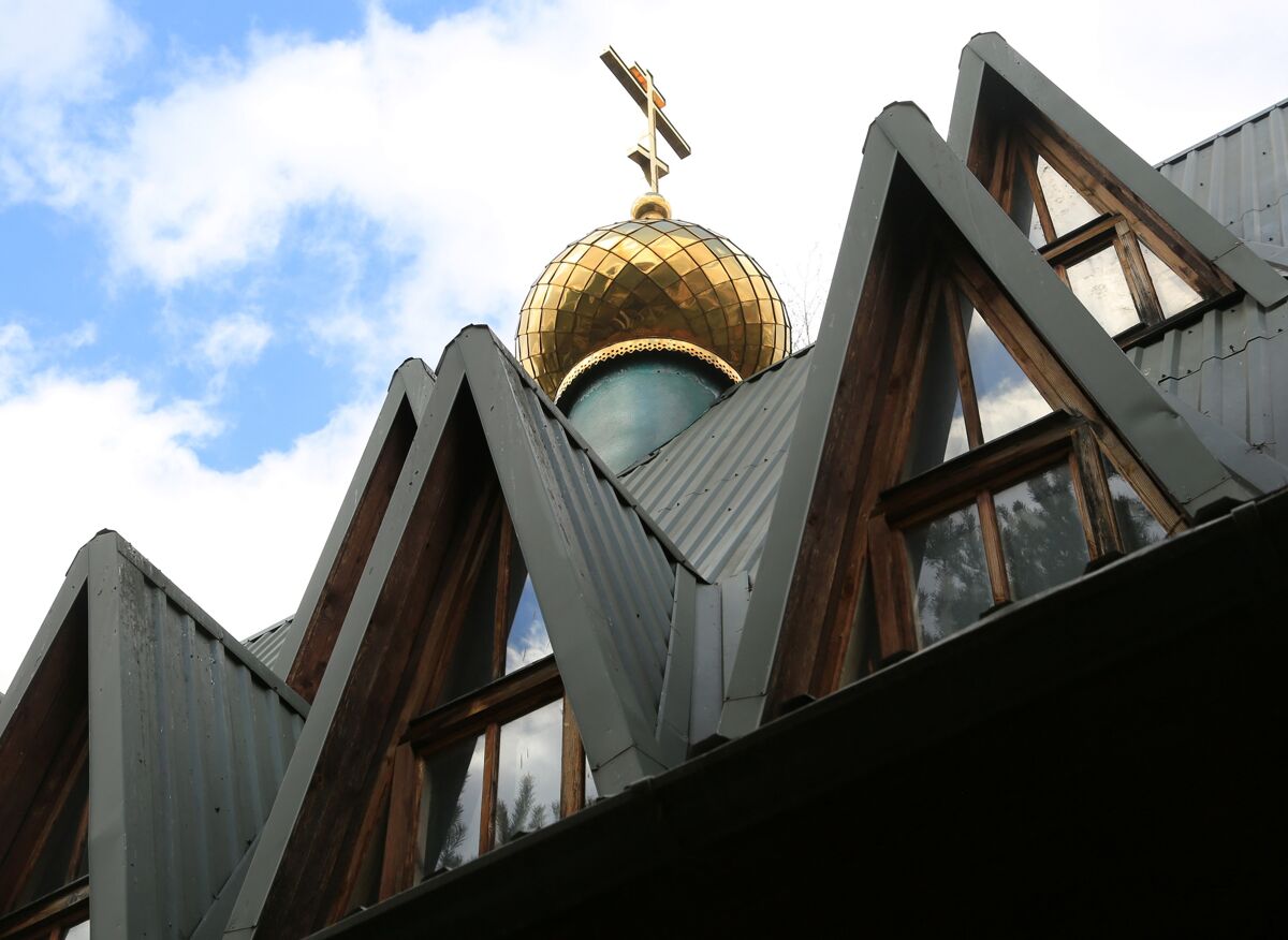 Лобня. Храм-часовня Матроны Московской при Лобненской горбольнице. архитектурные детали