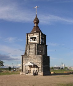 Варзуга. Храмовый комплекс Пречистенской (Успенской) стороны. Колокольня