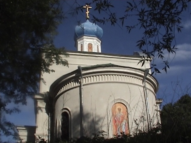 Оболенское. Церковь Николая Чудотворца. фасады, Вид со стороны апсиды 