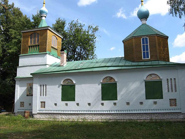 Церковь Успения Пресвятой Богородицы, Оболенское (Жуковский район, Калужская область). архитектурные детали