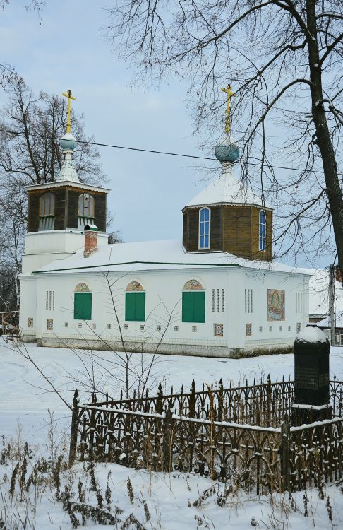 Оболенское. Церковь Успения Пресвятой Богородицы. фасады