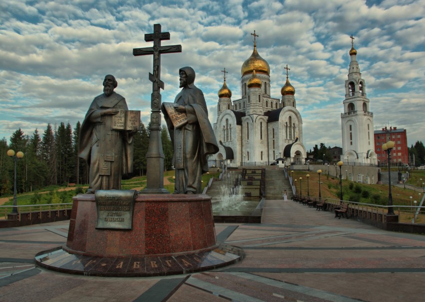 Кафедральный собор Воскресения Христова, Ханты-Мансийск (Ханты-Мансийский район и г. Ханты-Мансийск, Ханты-Мансийский автономный округ). художественные фотографии