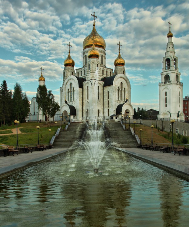 Кафедральный собор Воскресения Христова, Ханты-Мансийск (Ханты-Мансийский район и г. Ханты-Мансийск, Ханты-Мансийский автономный округ). художественные фотографии