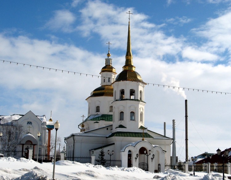 Ханты Мансийск храм зимой