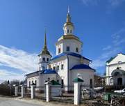 Ханты-Мансийск. Покрова Пресвятой Богородицы в Самарове (новая), церковь