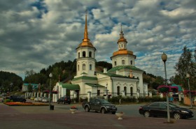 Ханты-Мансийск. Церковь Покрова Пресвятой Богородицы в Самарове (новая)