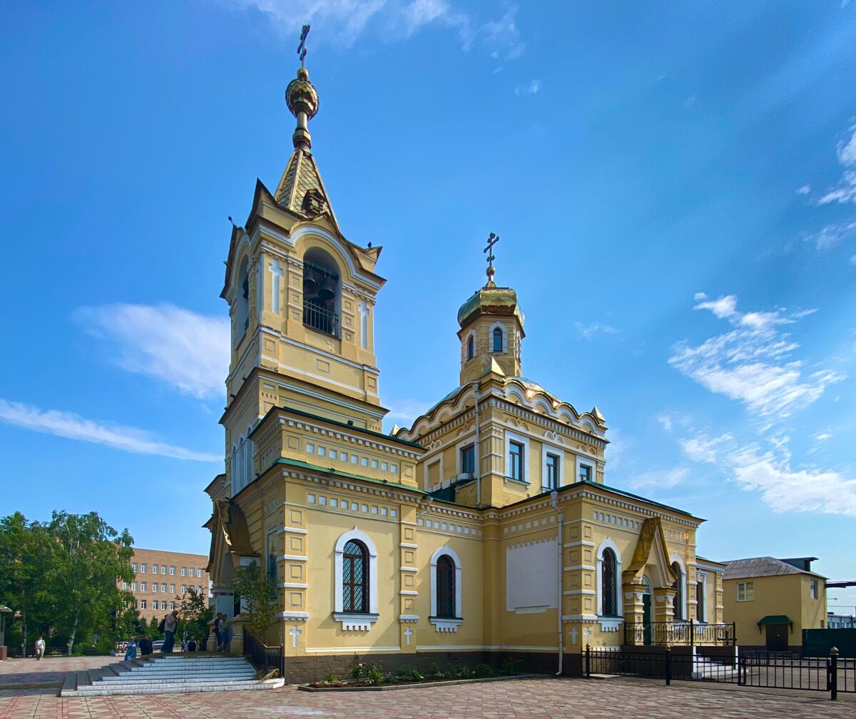 Церковь Покрова Пресвятой Богородицы, Уссурийск (Уссурийск, город, Приморский край). фасады, Вид с юго-запада