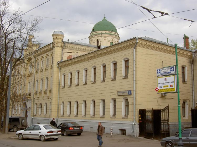 Домовая церковь Герасима Преподобного при бывшей Хлудовской богадельне, Басманный (Центральный административный округ (ЦАО), г. Москва). фасады