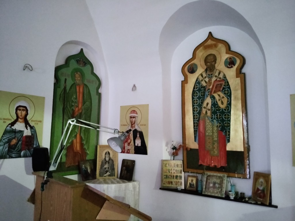 Церковь Преображения Господня, Смольнево (Киржачский район, Владимирская область). интерьер и убранство, интерьер нижнего храма