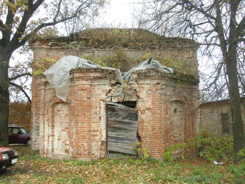 Церковь Успения Пресвятой Богородицы, Красный Городок (Ферзиковский район, Калужская область). фасады, Вид с востока. 