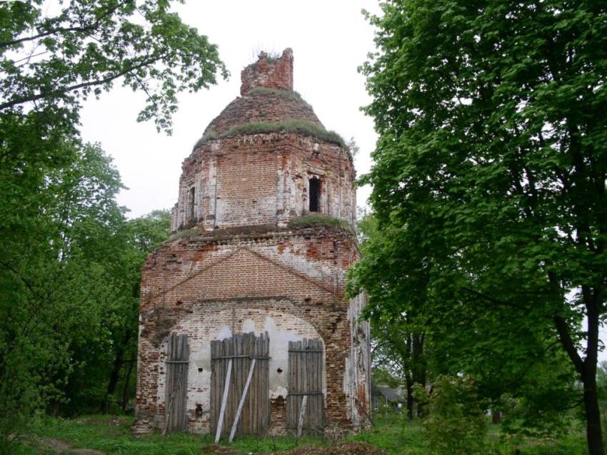 Церковь Введения во храм Пресвятой Богородицы, Уваровское (Боровский район, Калужская область). фасады, вид с востока