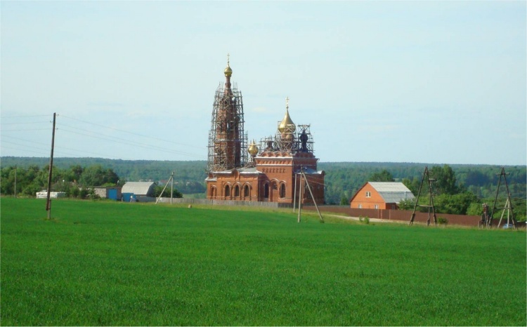 Церковь Михаила Архангела, Красное (Боровский район, Калужская область). документальные фотографии