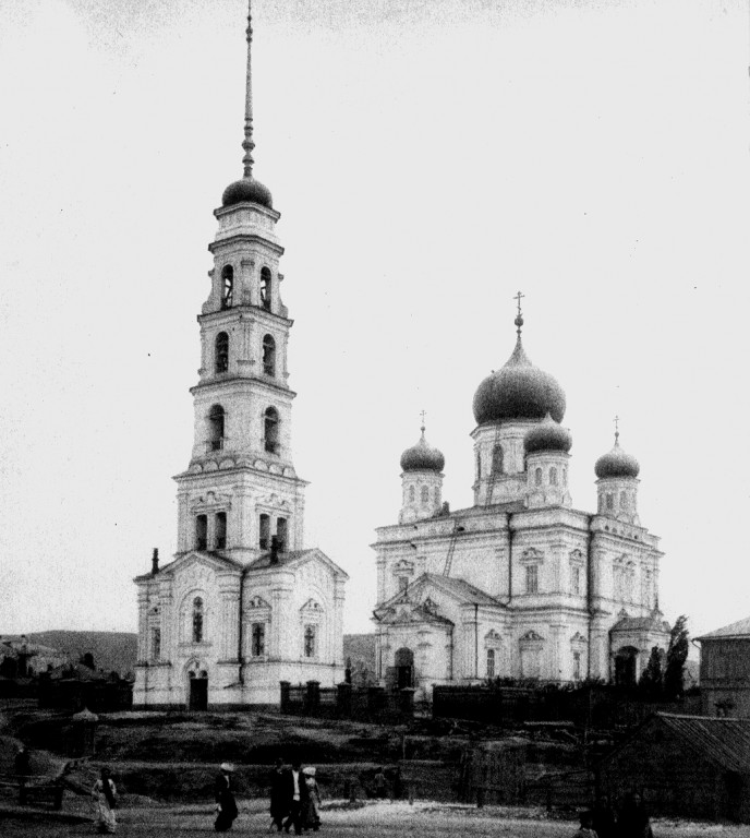 Церковь Покрова Пресвятой Богородицы, что на Горах, Саратов (Саратов, город, Саратовская область). архивная фотография, 1902-1913 год. фото Мизеровский В.В. с сайта http://oldsaratov.ru/comment/368
