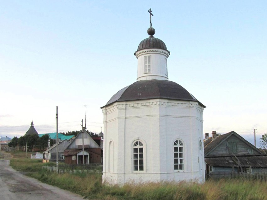 Соловецкий. Спасо-Преображенский Соловецкий монастырь. Часовня Филиппа, митрополита Московского. фасады, вид с севера