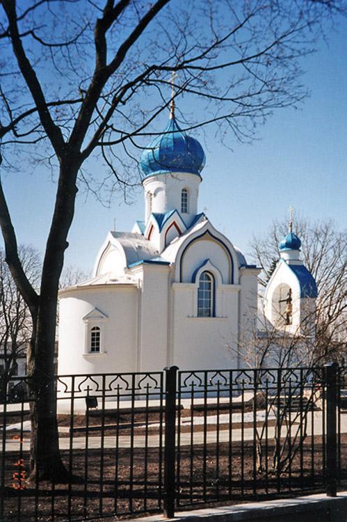 Даугавпилс. Церковь Александра Невского. фасады, Общий вид с северо-востока.