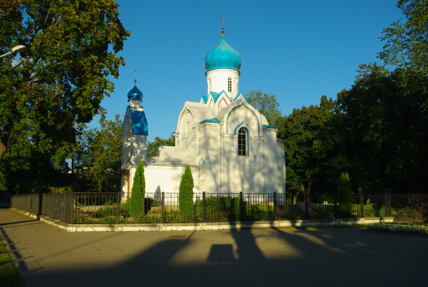 Церковь Александра Невского, Даугавпилс (Даугавпилс, город, Латвия). общий вид в ландшафте