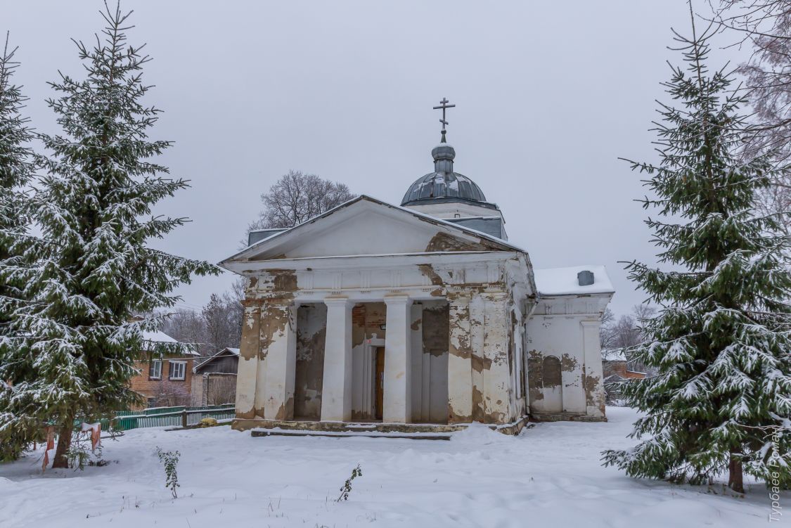 Церковь Андрея Стратилата, Алексино (Дорогобужский район, Смоленская область). фасады, Вид с запада