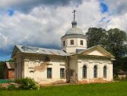 Церковь Андрея Стратилата, Вид с юго-запада<br>, Алексино, Дорогобужский район, Смоленская область