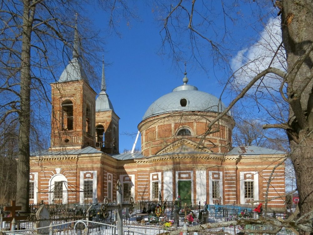 Липецы. Церковь Спаса Преображения. фасады