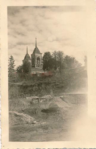 Липецы. Церковь Спаса Преображения. архивная фотография, Фото 1941 г. с аукциона e-bay.de