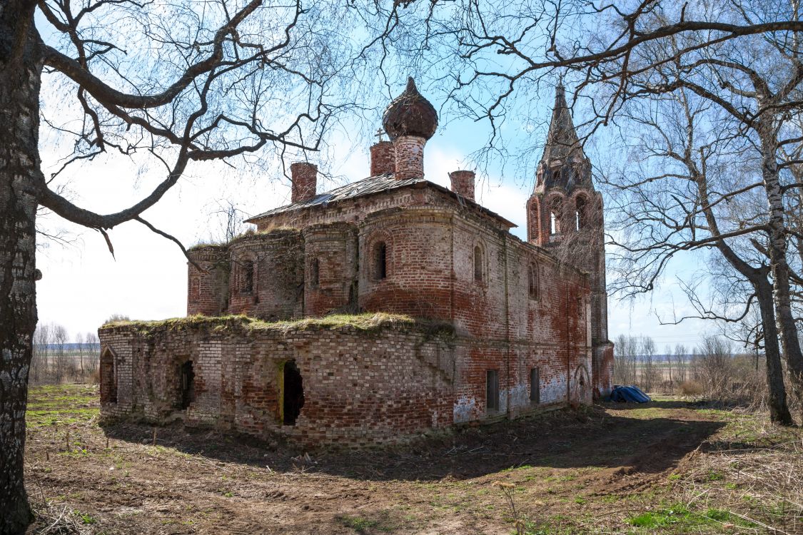 Аристово. Церковь Троицы Живоначальной. фасады