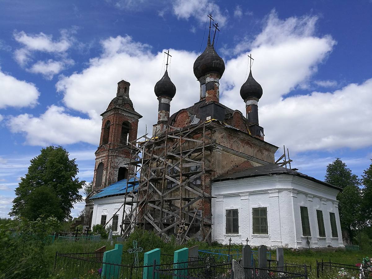 фасады. Церковь Вознесения Господня, Марково (Борисоглебский район, Ярославская область)