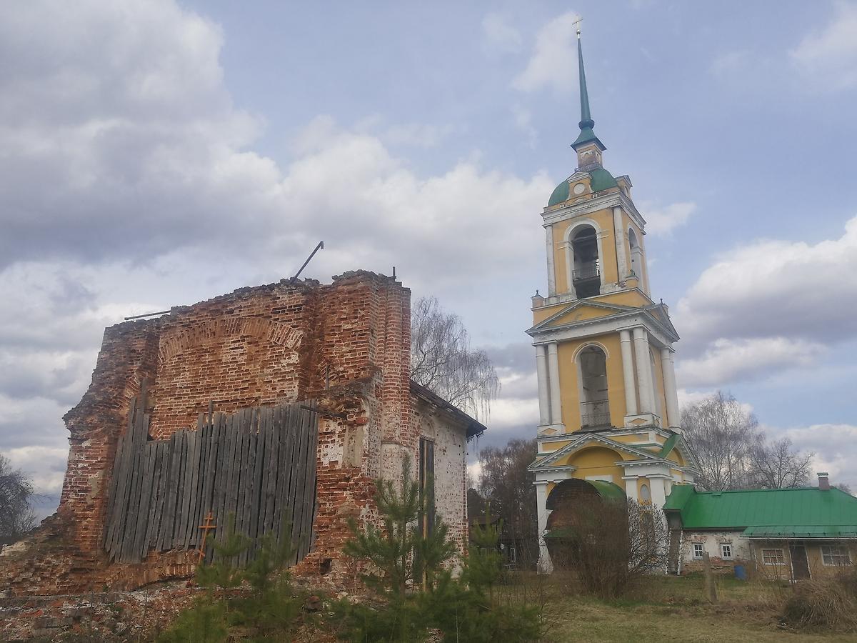 фасады. Церковь Троицы Живоначальной, Борисоглебский (Борисоглебский район, Ярославская область)