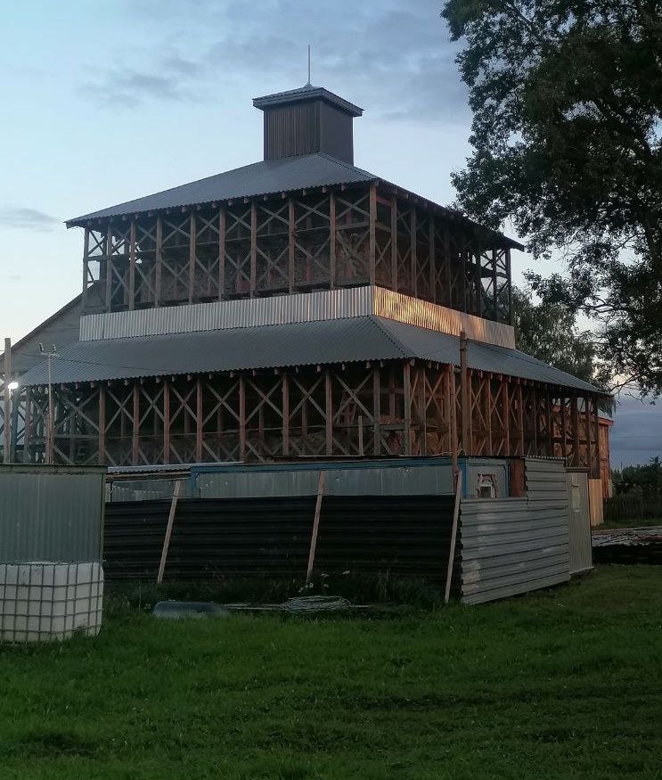документальные фотографии. Антониев Краснохолмский монастырь. Церковь Вознесения Господня, Слобода (Краснохолмский район, Тверская область)