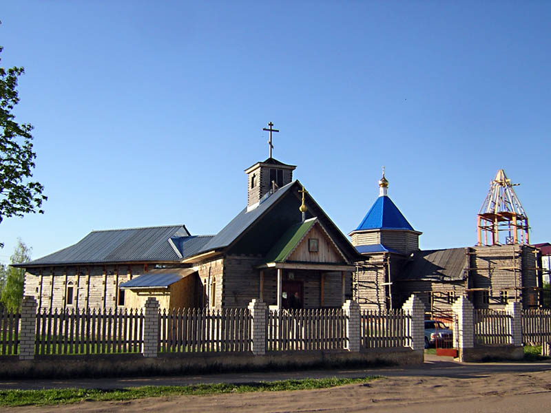 Сасово. Церковь Михаила Архангела. общий вид в ландшафте