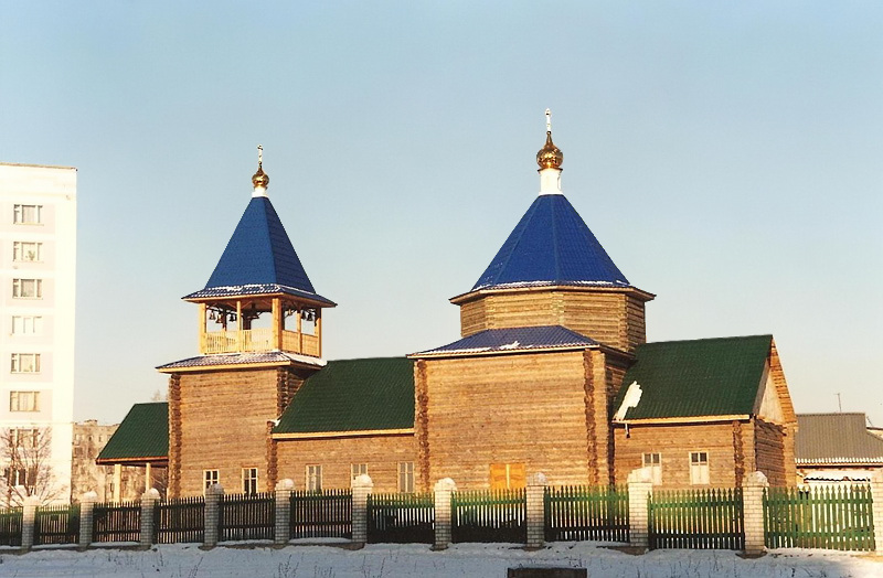 Сасово. Церковь Михаила Архангела. общий вид в ландшафте, Общий вид с юго-восточной стороны.
