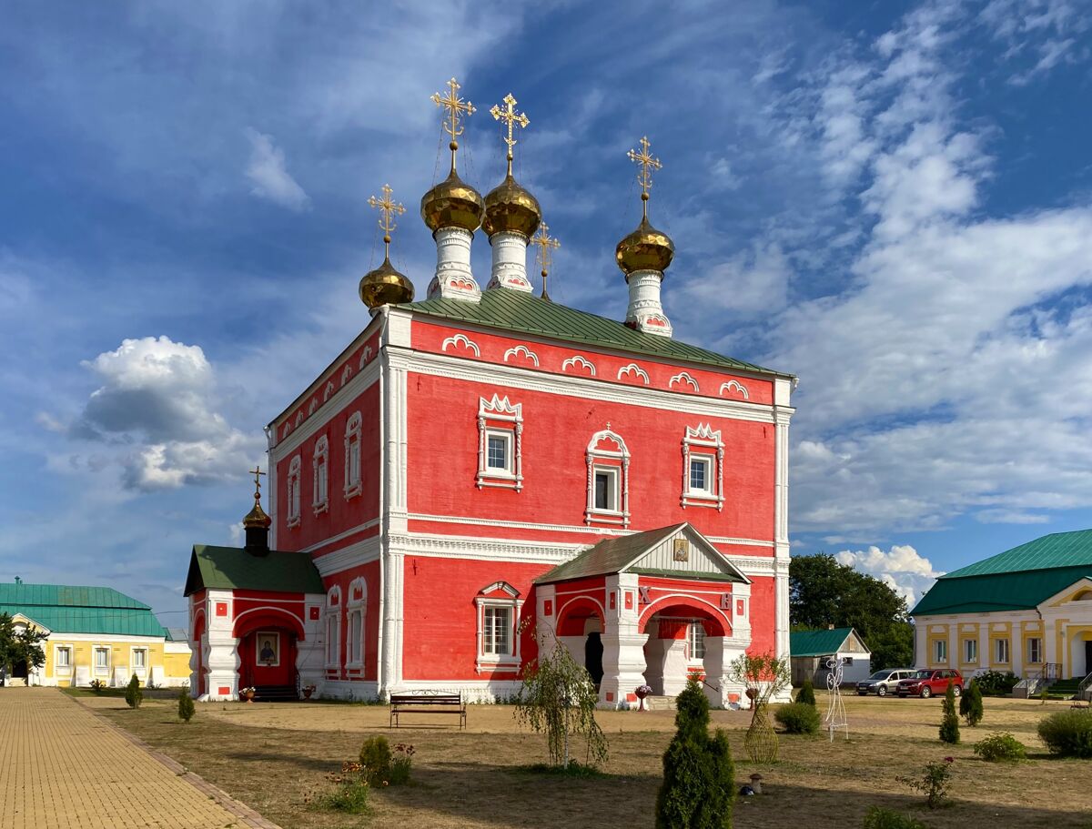 Николо-Чернеевский мужской монастырь. Собор Николая Чудотворца, Старочернеево (Шацкий район, Рязанская область). фасады, Вид с северо-запада