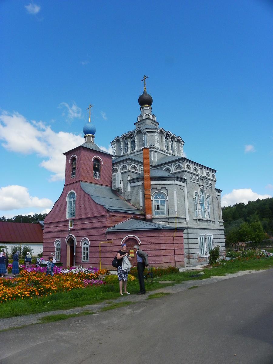 фасады. Седмиозёрская Богородицкая пустынь. Церковь Евфимия Великого и Тихона Задонского, Семиозёрка (Высокогорский район, Республика Татарстан)