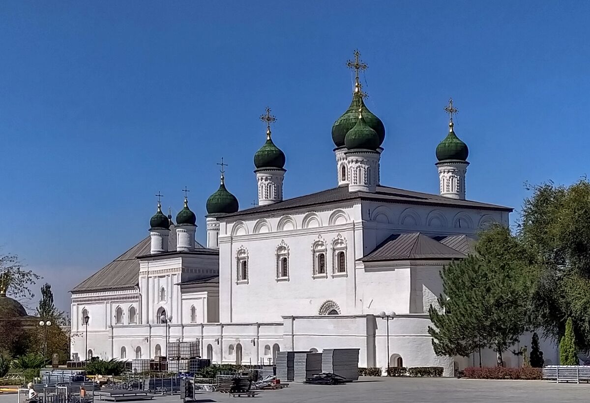 Кремль. Троицкий монастырь. Собор Троицы Живоначальной, Астрахань (Астрахань, город, Астраханская область). фасады