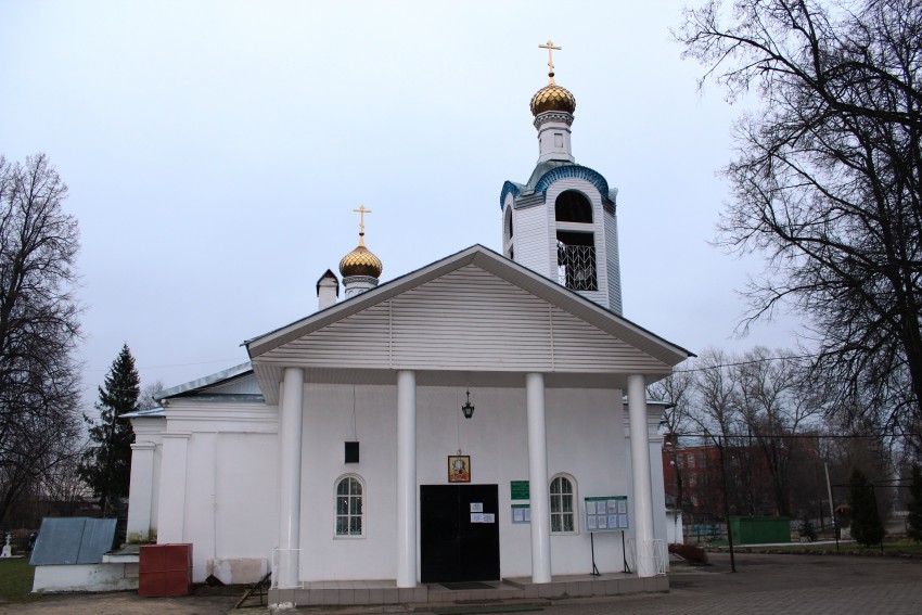 Струнино. Церковь Спаса Преображения. фасады, Вид с запада