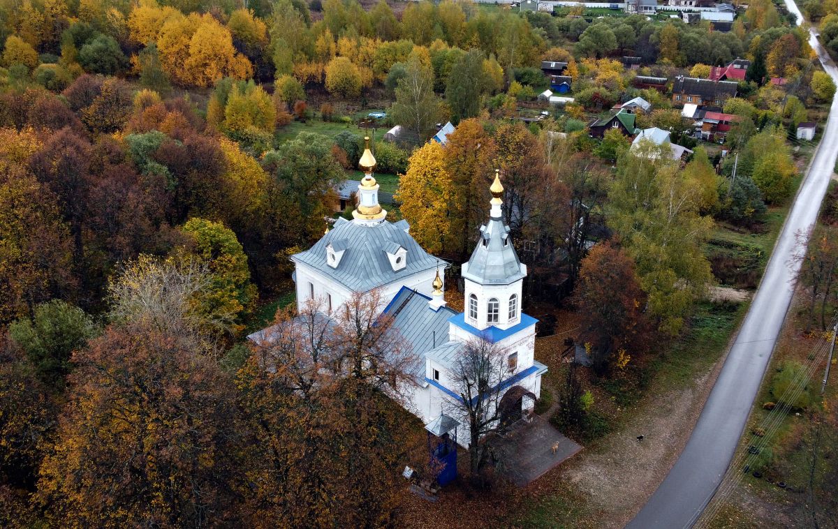 Церковь Илии Пророка, Григорово (Александровский район, Владимирская область). общий вид в ландшафте