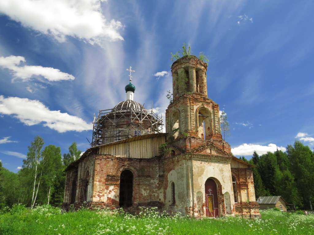 Горышино. Церковь Николая Чудотворца. фасады