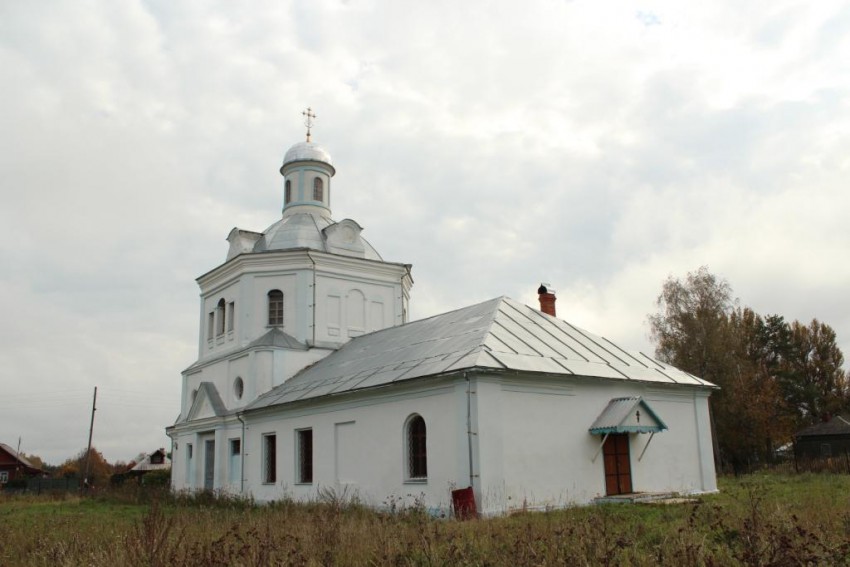 Церковь Иоанна Богослова, Афанасьево (Александровский район, Владимирская область). фасады, Вид с северо-запада