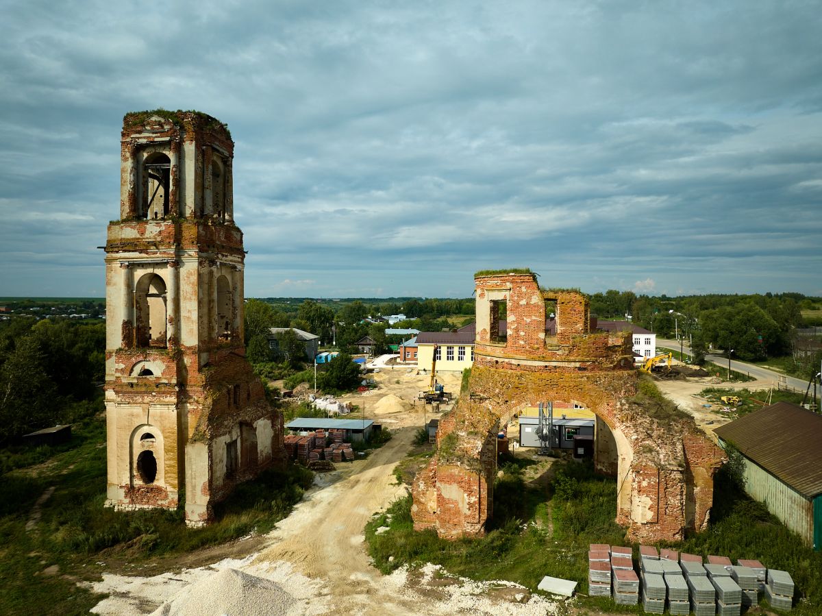 Церковь Казанской иконы Божией Матери, Лесное Конобеево (Шацкий район, Рязанская область). фасады