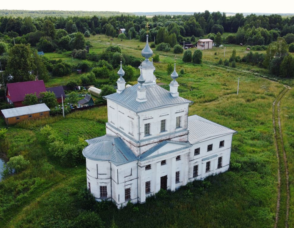 Церковь Казанской иконы Божией Матери, Степаниха (Александровский район, Владимирская область). фасады